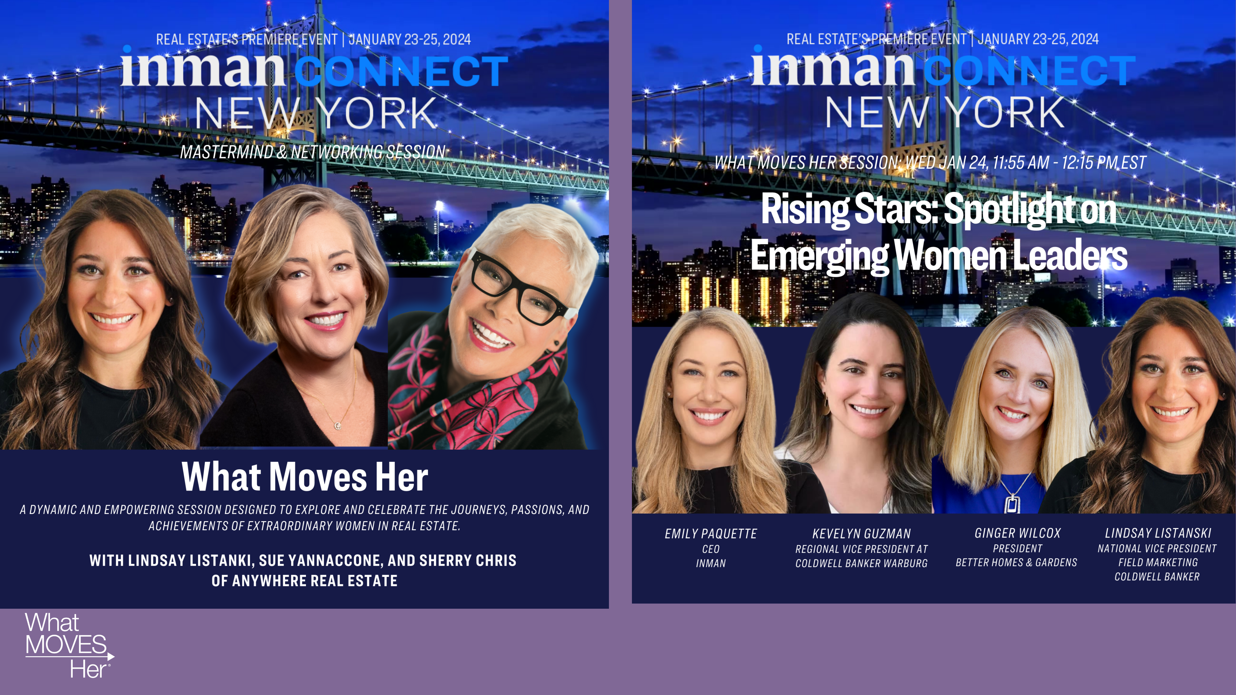 What Moves Her is going to Inman Connect New York ! Are you going?